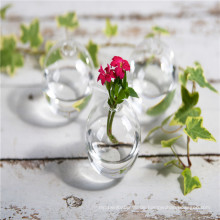 Clear Glass Bud verbundene Vase für kurze Blume